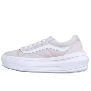 Vans Color Crema Con Plataforma