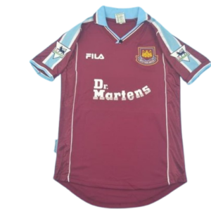 Camiseta Retro West Ham United Football Club 1999/01