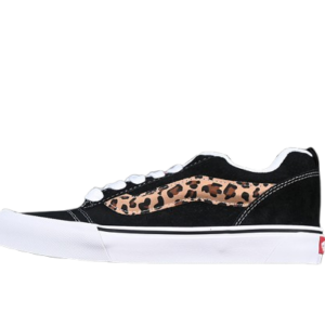 Vans Color Negra Con Leopardo