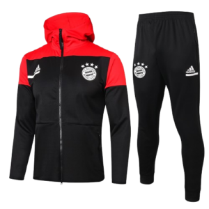 Chándal con Capucha Bayern Munich | Black Red