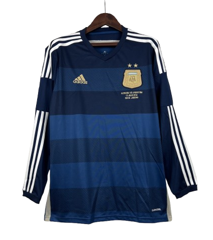 Camiseta Retro Selección Argentina 2014 Manga Larga | Visitante