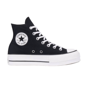 Converse All Star- Negras Altas Plataforma
