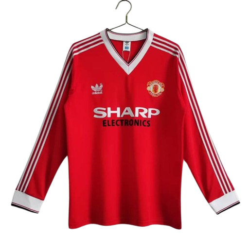Camiseta Retro Manchester United 1982/83 Manga Larga