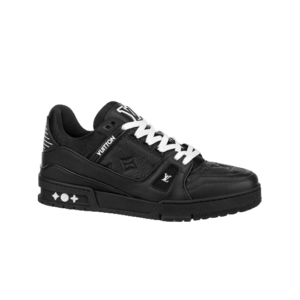 Louis Vuitton Trainer – Black Embossed Monogram