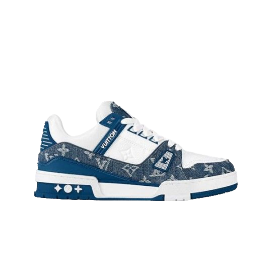 Louis Vuitton Trainer – Monogram Denim White Blue
